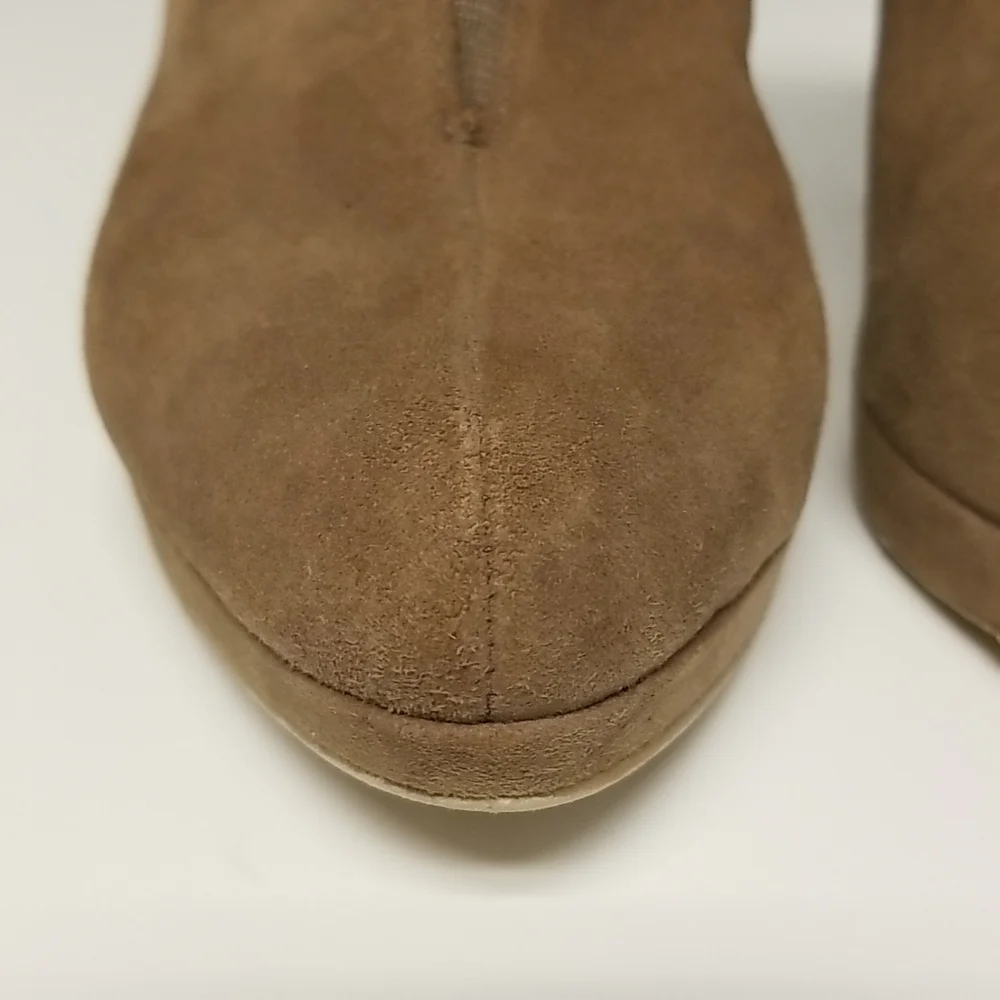 MICHAEL KORS suede booties